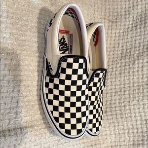 Vans Classic Checkerboard Slip-Ons